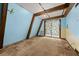 bedroom with painted murals and access to balcony at 1269 College Park Rd, Summerville, SC 29486