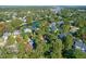 Aerial view showing home's location in a quiet neighborhood at 3400 Henrietta Hartford Rd, Mount Pleasant, SC 29466