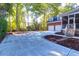Large backyard with spacious concrete patio at 3400 Henrietta Hartford Rd, Mount Pleasant, SC 29466