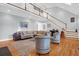 Large living room featuring hardwood floors and a two-story ceiling at 3400 Henrietta Hartford Rd, Mount Pleasant, SC 29466