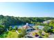 Aerial view of tennis courts and clubhouse at 3400 Henrietta Hartford Rd, Mount Pleasant, SC 29466