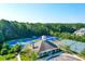 Aerial view of tennis courts and clubhouse at 3400 Henrietta Hartford Rd, Mount Pleasant, SC 29466