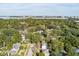 Aerial view of a charming house nestled amongst lush greenery, showcasing its curb appeal and neighborhood setting at 5 Chadwick Dr # 5-B, Charleston, SC 29407