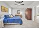 Spacious bedroom with a large bed, dresser, and ample closet space at 700 Kilarney Rd, Summerville, SC 29483