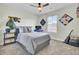 Spacious bedroom featuring a double bed, window seat, and built-in desk at 700 Kilarney Rd, Summerville, SC 29483