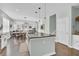 Open concept kitchen with island, granite countertops, and stainless steel appliances at 700 Kilarney Rd, Summerville, SC 29483