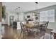 Modern kitchen with white cabinets, granite countertops, and an island at 700 Kilarney Rd, Summerville, SC 29483