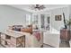 Living room with sliding glass doors leading to the backyard at 700 Kilarney Rd, Summerville, SC 29483