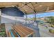 Outdoor pavilion with tables and chairs, near playground at 104 True Blue, Summerville, SC 29486