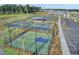 Aerial view of tennis and basketball courts at 104 True Blue, Summerville, SC 29486