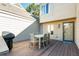 Deck with outdoor dining set and grill, overlooking the surrounding area at 1505 Marsh Haven, Johns Island, SC 29455