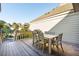 Deck with outdoor dining furniture and a grill, ideal for entertaining at 1505 Marsh Haven, Johns Island, SC 29455