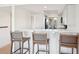 Kitchen island with seating for three, offering additional counter space at 1505 Marsh Haven, Johns Island, SC 29455
