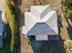 Overhead view of home showcasing roof and decks at 3131 Palmetto Blvd, Edisto Island, SC 29438