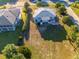 Aerial view showing a home's backyard and location at 3131 Palmetto Blvd, Edisto Island, SC 29438