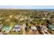 Aerial view of houses near the coast at 3131 Palmetto Blvd, Edisto Island, SC 29438