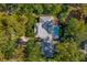 Top-down aerial view of house, pool, and surrounding trees at 371 Live Palmetto Bluff, Mount Pleasant, SC 29464