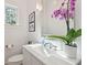 Modern bathroom with white vanity and large mirror at 429 Venning St, Mount Pleasant, SC 29464