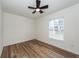 Simple bedroom with hardwood floors and a window with blinds at 5164 Torrey Ln, Summerville,  29485