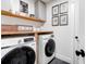 Clean laundry room with washer, dryer, and ample counter space at 1421 Oldenburg Dr, Mount Pleasant, SC 29429