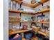 Well-organized pantry with ample shelving for storage at 1421 Oldenburg Dr, Mount Pleasant, SC 29429