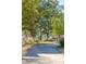 Paved path meanders through lush trees with swing at 1643 Siloh Dr # 485, Mount Pleasant, SC 29466