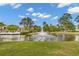 Community pond with fountain and geese at 2011 N Highway 17 # 1900I, Mount Pleasant, SC 29466