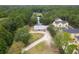 Aerial view showing home's location, pond, and surrounding community at 3034 Cane Slash Rd, Johns Island, SC 29455