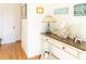 Charming entryway with decorative console table and beach-themed decor at 3611 Yacht Club Rd # B, Edisto Island, SC 29438