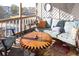 Relaxing screened porch with outdoor seating at 3611 Yacht Club Rd # B, Edisto Island, SC 29438