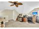 Spacious bonus room offering a daybed and home office at 404 Claymoor Village Ln, Summerville, SC 29486