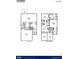 Two-story home floor plan featuring four bedrooms, a great room, and a two-car garage at 6261 Gritman Dr, Hollywood, SC 29470