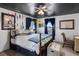 Nautical-themed bedroom with a comfortable double bed at 780 Post Oak Dr, Mount Pleasant, SC 29464