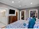 Main bedroom with walk-in closets and access to the bathroom at 780 Post Oak Dr, Mount Pleasant, SC 29464