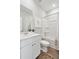 Clean bathroom with white vanity, bathtub, and a modern design at 1018 Currant Rd, Summerville, SC 29485