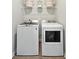 Convenient laundry room with LG washer and dryer, and additional storage at 1018 Currant Rd, Summerville, SC 29485