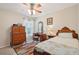 Charming bedroom with antique furniture and ceiling fan at 1038 Briar Rose Ln, Ladson, SC 29456