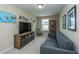 Bedroom with TV, sofa, and built-in shelving at 109 Rawlins Dr, Summerville,  29485