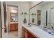 Bathroom with vanity, large mirror, and shower at 185 Old Fort Dr, Ladson,  29456