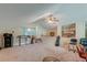 Bonus room with sloped ceilings and a world map at 185 Old Fort Dr, Ladson, SC 29456