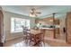 Kitchen with a dining area and large windows at 185 Old Fort Dr, Ladson, SC 29456