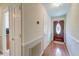 Bright entryway with hardwood floors and neutral-toned walls at 185 Old Fort Dr, Ladson, SC 29456