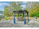 Relaxing outdoor gazebo with seating area and grill at 185 Old Fort Dr, Ladson, SC 29456