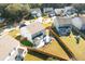 Aerial view of house, backyard, and surrounding homes at 2009 Elvington Rd, Johns Island, SC 29455