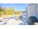 Spacious backyard patio with seating, dining, and grill at 2009 Elvington Rd, Johns Island, SC 29455