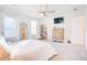 Spacious bedroom with large bed and built-in shelving at 2009 Elvington Rd, Johns Island, SC 29455