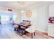 Farmhouse style dining area with wood table and bench seating at 2009 Elvington Rd, Johns Island, SC 29455
