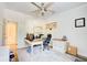 Bright home office features built-in desk and ample space at 2009 Elvington Rd, Johns Island, SC 29455