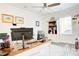 Home office with built-in shelving and dual computer setup at 2009 Elvington Rd, Johns Island, SC 29455