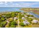 Aerial view of waterfront homes and charming streets at 211 Haddrell St, Mount Pleasant,  29464